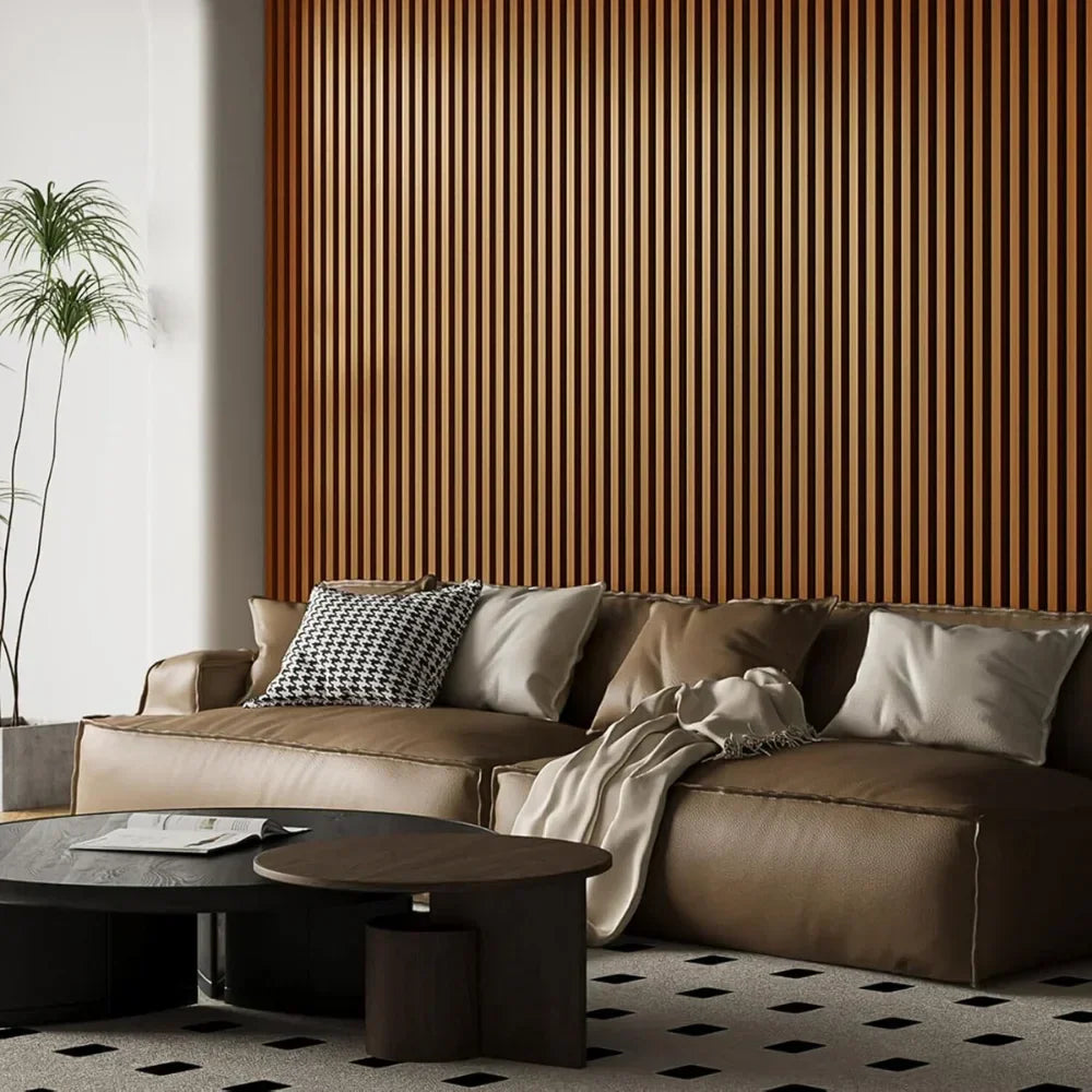 Panel acústico flexible de láminas – 270 × 110 cm 